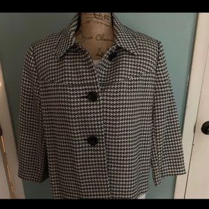 JM Collection Black and White blazer 10P